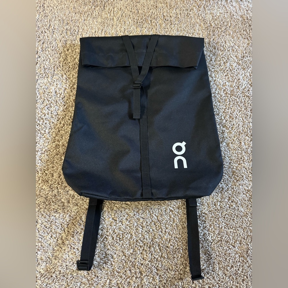 On Running Black Backpack